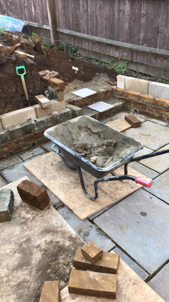 Hard Landscaping Before
